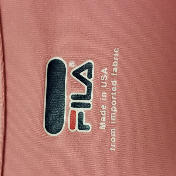 FILA running jacket pink track jacket size large - Picture 4 of 14